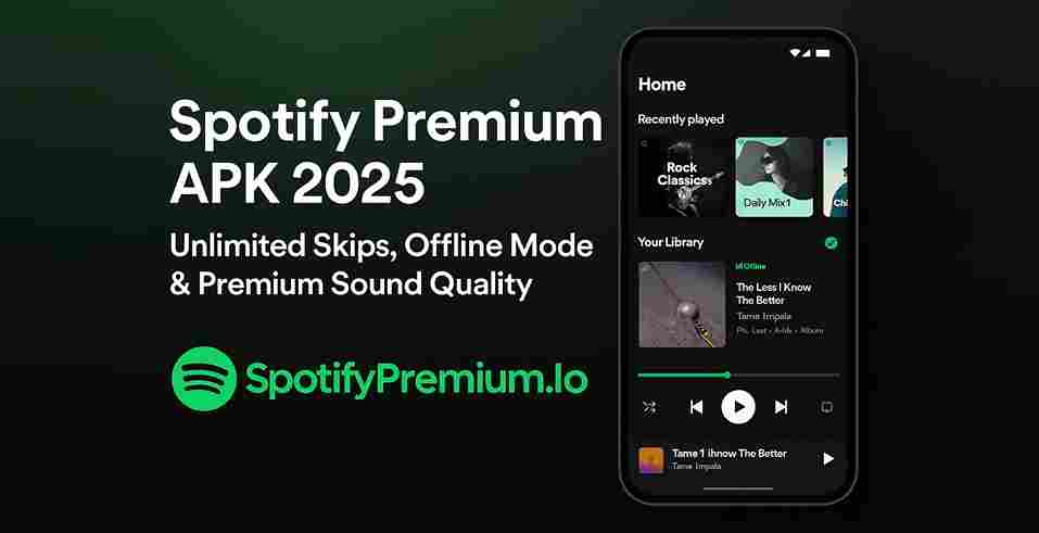 Spotify Premium APK 2025 Unlimited Skips, Offline Mode & Premium Sound Quality